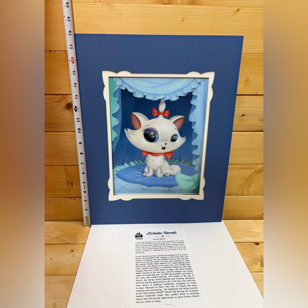 Disney WonderGround Print Aristocrats Sweet Marie The Cat by Kristin Tercek - Picture 2 of 10